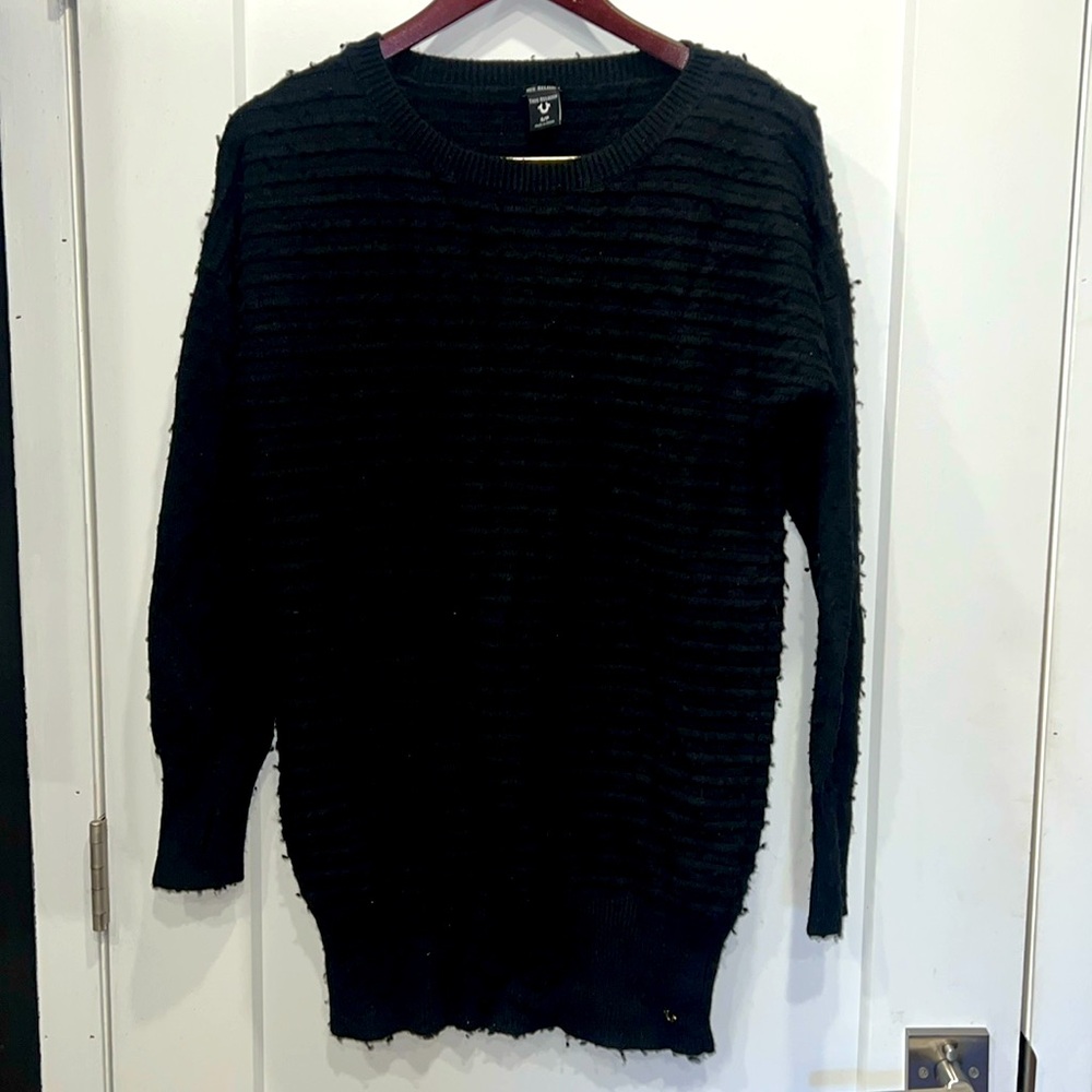 Women’s black True Religion sweater dress m.’c size S